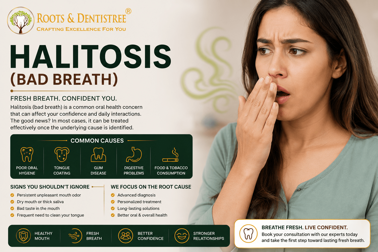 Halitosis @ROOTS & DENTISTREE