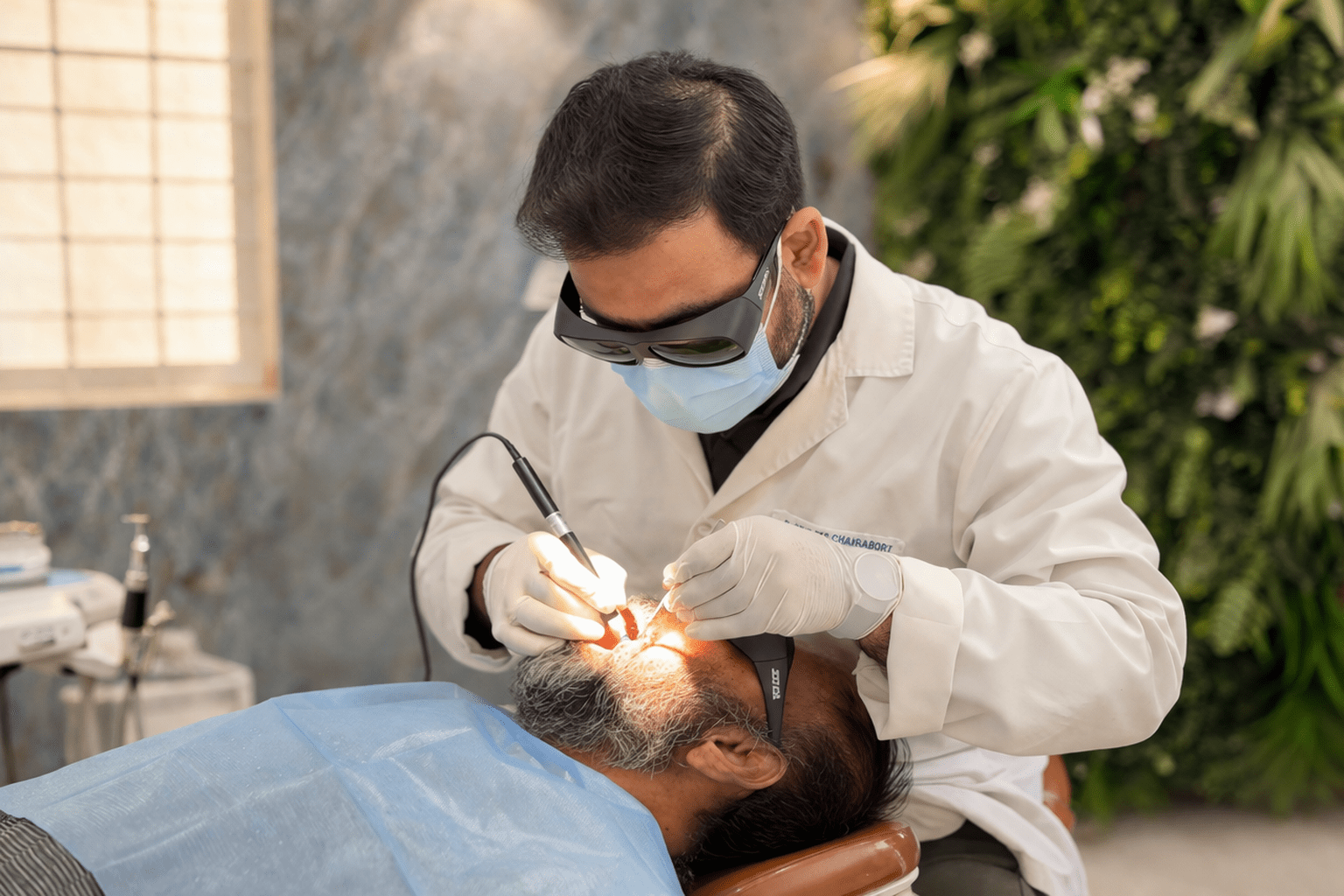 LASER RCT by Dr. ABHISHEK CHAKRABORTY at ROOTS & DENTISTREE