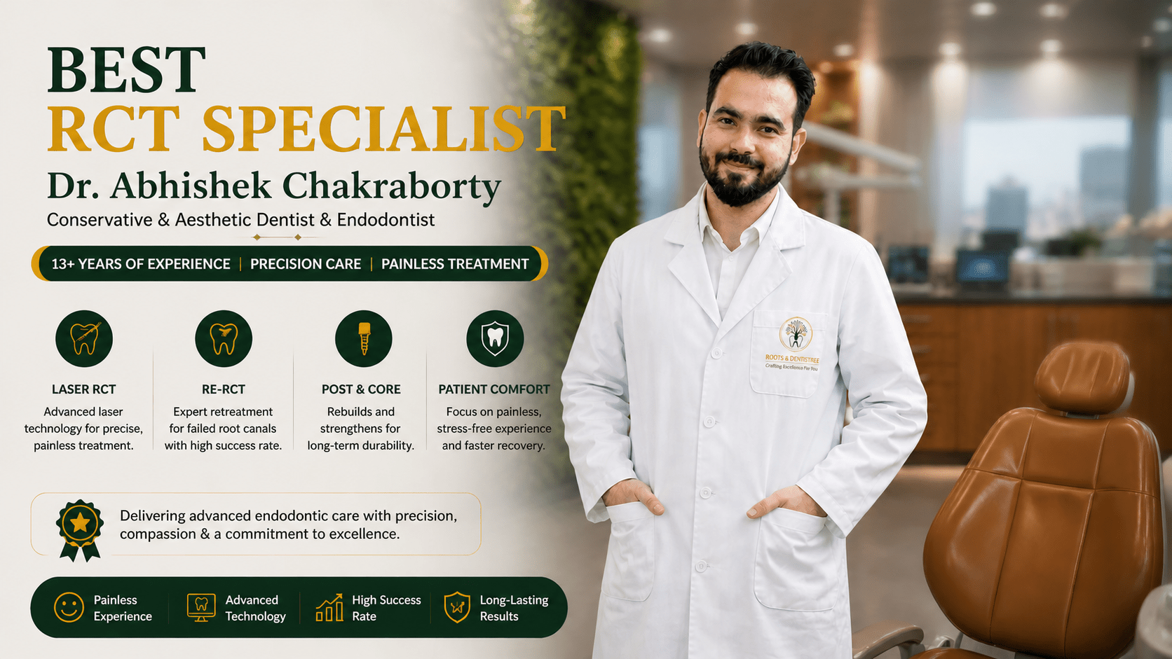 Dr. ABHISHEK CHAKRABORTY @ ROOTS & DENTISTREE