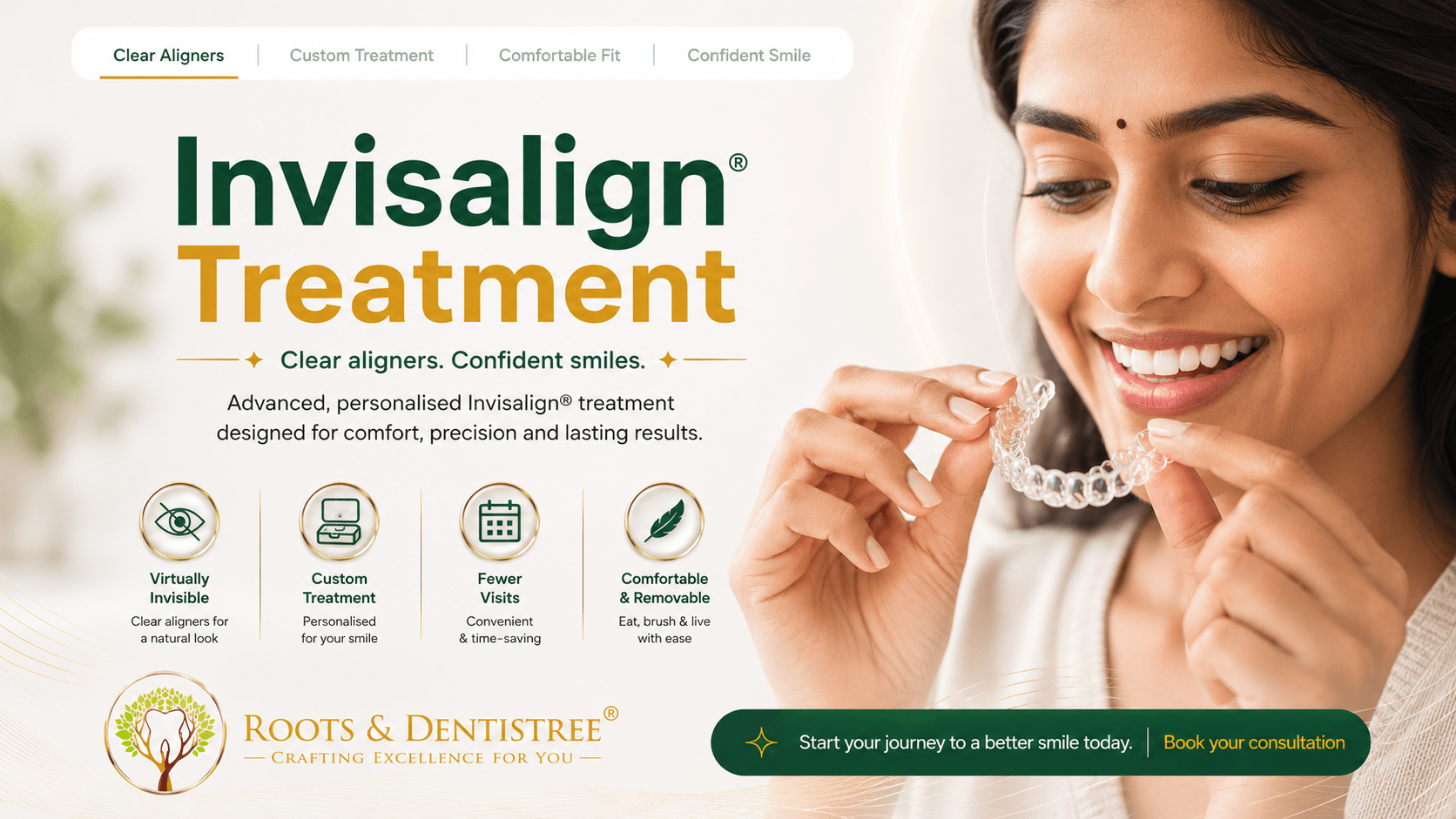 Invisalign @ ROOTS & DENTISTREE